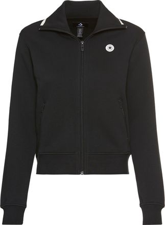 Converse Kurzjacke CONVERSE, Damen, Gr. XXL (44), schwarz, Web, Obermaterial: 80% Baumwolle, 20% Polyester, unifarben, Jacken Kurzjacke