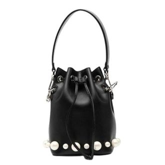 Fendi Pre-owned Bucket Bags, female, Black, Size: ONE SIZE Pre-owned Vintage Bucket Bag