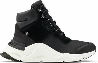 Sorel Womens Kinetic Rnegd Conquest Waterproof Leather Winter Boots In Black