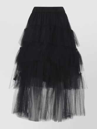 Simone Rocha long layered tulle dance midi skirt