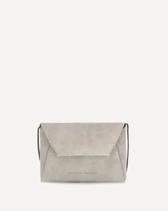 Brunello Cucinelli BC Duo suede Clutch Bag Female UNI