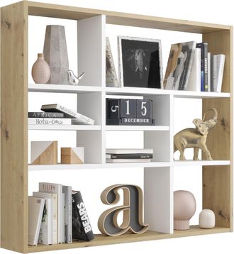 FMD Wandregal »Mika« Regal mit vielen Ablageflächen, 90 cm breit, 78,2 cm hoch