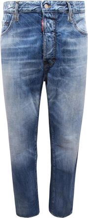 Dsquared2 S30309 Straight Jeans - Heren - Regular Fit Jeans - Blauw - 2XL - Katoen - Jeans