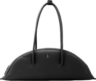 Behno Laverne Leather Bowler Bag in Black at Nordstrom