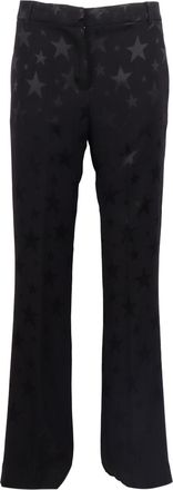 Shirt a Porter Star Pattern Flared Straight-Leg Pants