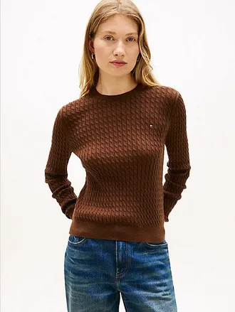 Tommy Hilfiger Cable Knit Crew Neck Jumper