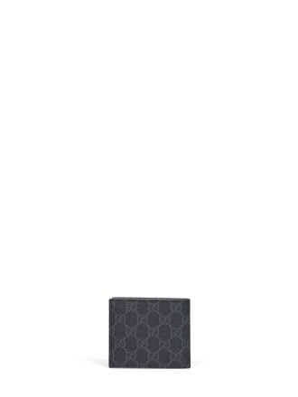 Gucci GG Supreme Canvas Bi-Fold Wallet - Black