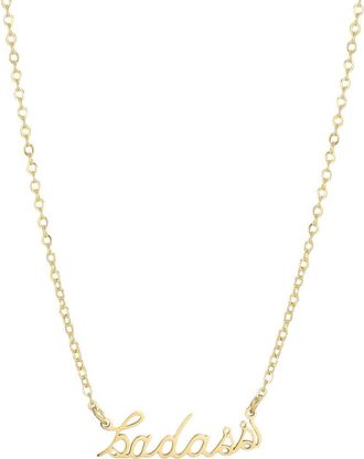 Adornia Badass Pendant Necklace in Gold at Nordstrom Rack