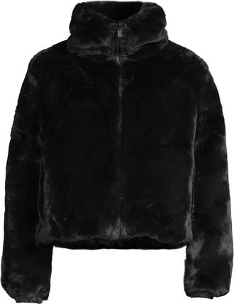 Save The Duck Save the Duck Womens Jeon Faux Fur Jacket, Black