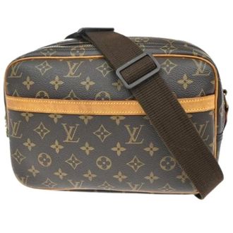 Louis Vuitton Pre-owned Cross Body Bags, female, Brown, Size: ONE SIZE Pre-owned Canvas Cross Body Bag
