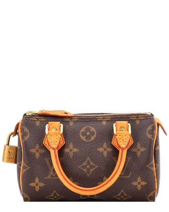 Louis Vuitton Brown Monogram Canvas Speedy Mini Hl (Authentic Pre-Loved)