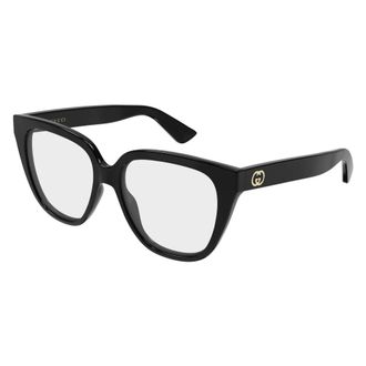 Gucci Geometrisch Optisch Montuur - unisex - Brillen - Zwart - 53 MM - Accessoires