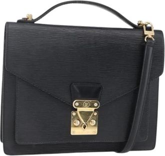 Louis Vuitton Pre-owned Handbags, female, Black, Size: ONE SIZE Pre-owned Vintage Handbag