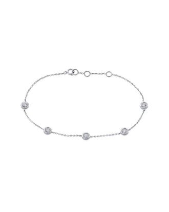 Sabrina Designs 14K 0.15 Ct. Tw. Diamond Station Bracelet