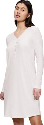 Triumph Nachthemd TRIUMPH, Damen, Gr. 40, N-Gr, grau (light grau), Obermaterial: 61% Polyester, 32% Viskose, 7% Elasthan, Kleider Nachthemd