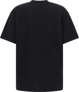 Off-white Logo-Printed Cotton T-Shirt - Black
