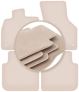 OEM Alfombrillas Beige Premium Para Skoda Superb Iii Familiar, Sed&aacute;n 2015-2020
