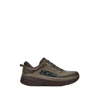 Hoka One One Bondi 7 - Heren - Sport - Bruin - Maat: 44 EU Zijde