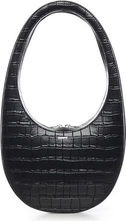 Coperni Croco Swipe Leather Shoulder Bag