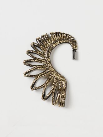 So-Le Studio Ear Cuff Swan So Le Studio in pelle crackl&egrave; riciclata