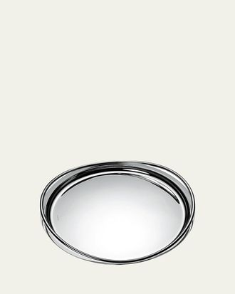Christofle Vertigo Large Round Tray