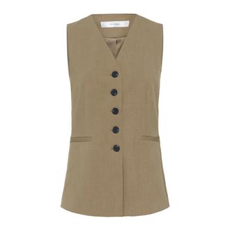 Inwear Jassen, Dames, Beige, XS, Brietta IW Waistcoat