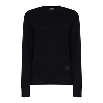 Burberry Dames, Truien, Zwart, Maat: S Wol