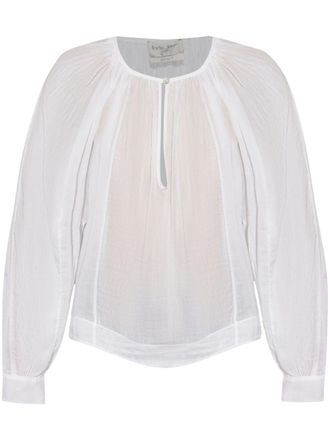 Forte_Forte voile blouse - women - Silk/Cotton - III - White