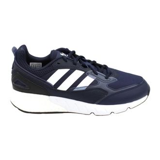 adidas Boost 2.0 Technische Stof Leren Sneaker - Heren - Hardloopschoenen - Blauw - 46 EU - Fitness