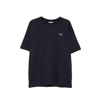 Dr&ocirc;le de Monsieur Logo-embroidered T-shirt