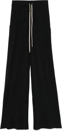 Rick Owens Casual Zwarte Trekkoord Broek - Dames - Wijde Broeken - Zwart - L - Broeken