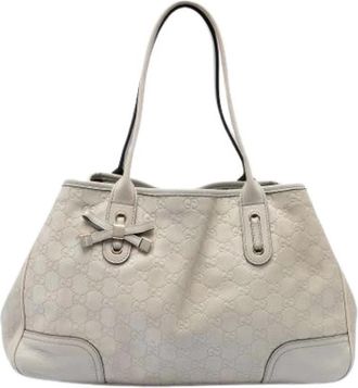Gucci Pre-owned The Princy Tote Bag - Dames - Vintage Shopper - Beige - ONE Size - Leer - Vintage
