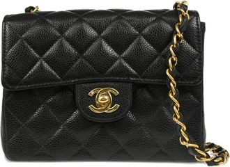 Chanel Borsa a spalla Classic Flap mini 2003 - Nero