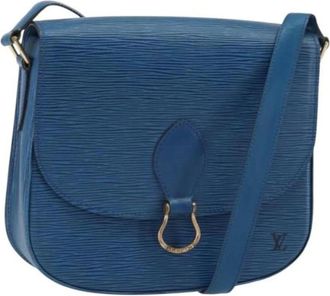 Louis Vuitton Pre-owned Cross Body Bags, female, Blue, Size: ONE SIZE Pre-owned Cross Body Bag