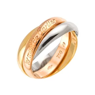 Cartier Yellow Gold (18K) Pink Gold (18K) White Gold (18K) Band Ring (Pre-Owned)