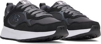 Under Armour Sneaker UNDER ARMOUR UA W MIRAGE SPORT, Damen, Gr. 37,5, schwarz, castlerock, anthrazit, Leder, Synthetik, Textil, Schuhe Sneaker