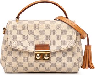 Louis Vuitton Pre-owned Womens Pallas Chain Crossbody Bag - Ivory Textile - One Size