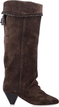 Isabel Marant Brown Solid Collection Boots