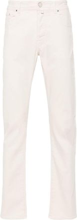 Jacob Cohen Bard mid-rise straight-leg jeans - men - Cotton/Elastane/Lyocell - 34 - White