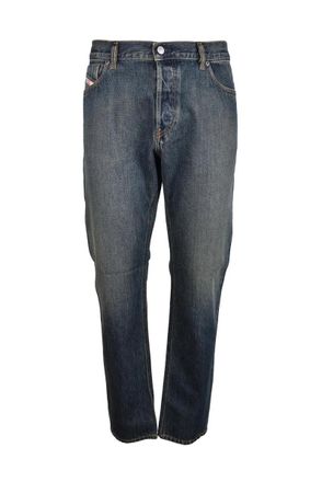 Diesel Denim Faded Cotton Jeans