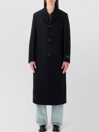 Sporty & Rich wool single-breasted coat