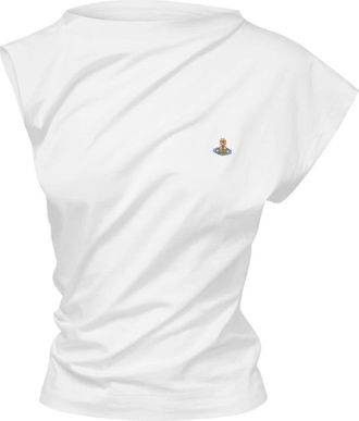 Vivienne Westwood Hebo T-shirt - Dames - T-shirts - Wit - M - Katoen - Tops