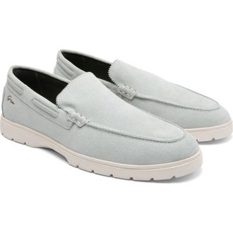 Gernie NYC Venetian Driving Loafer in Moon Suede at Nordstrom Rack, Size 11.5
