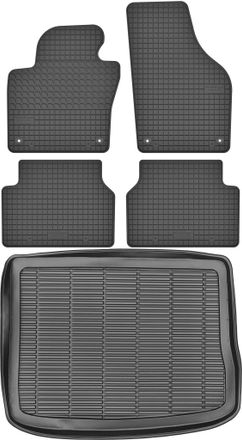 OEM Juego De Alfombrillas De Goma Para Coche Y Maletero Para Volkswagen Tiguan I Suv (2007-2015)