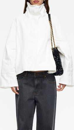 Lioness Shoreline Windbreaker Jacket in Porcelain at Nordstrom, Size X-Large