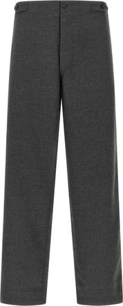 Cellar Door Grey Straight Flat Front Pants