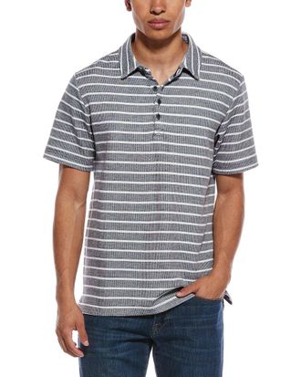 Weatherproof Vintage Weatherproof Vintage Terry Striped Polo Shirt