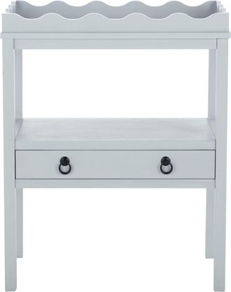 Safavieh Mesa auxiliar de madera, azul