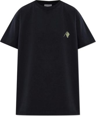 The Attico T-Shirts, female, Black, Size: 2XS Il Primo Bagno T-shirt