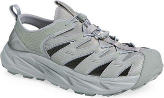 Hoka One One Hopara Hiking Sandal in Stellar Grey /Stellar Grey at Nordstrom, Size 11.5 Womens